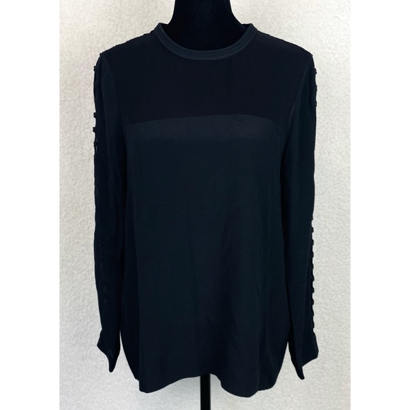 IRO • Black Ashty Long Sleeve Blouse - Picture 4 of 16